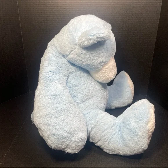 JUMBO RARE VHTF BNWT Mary Meyer Huge Blue Teddy Bear GREAT GIFT - Picture 10 of 16